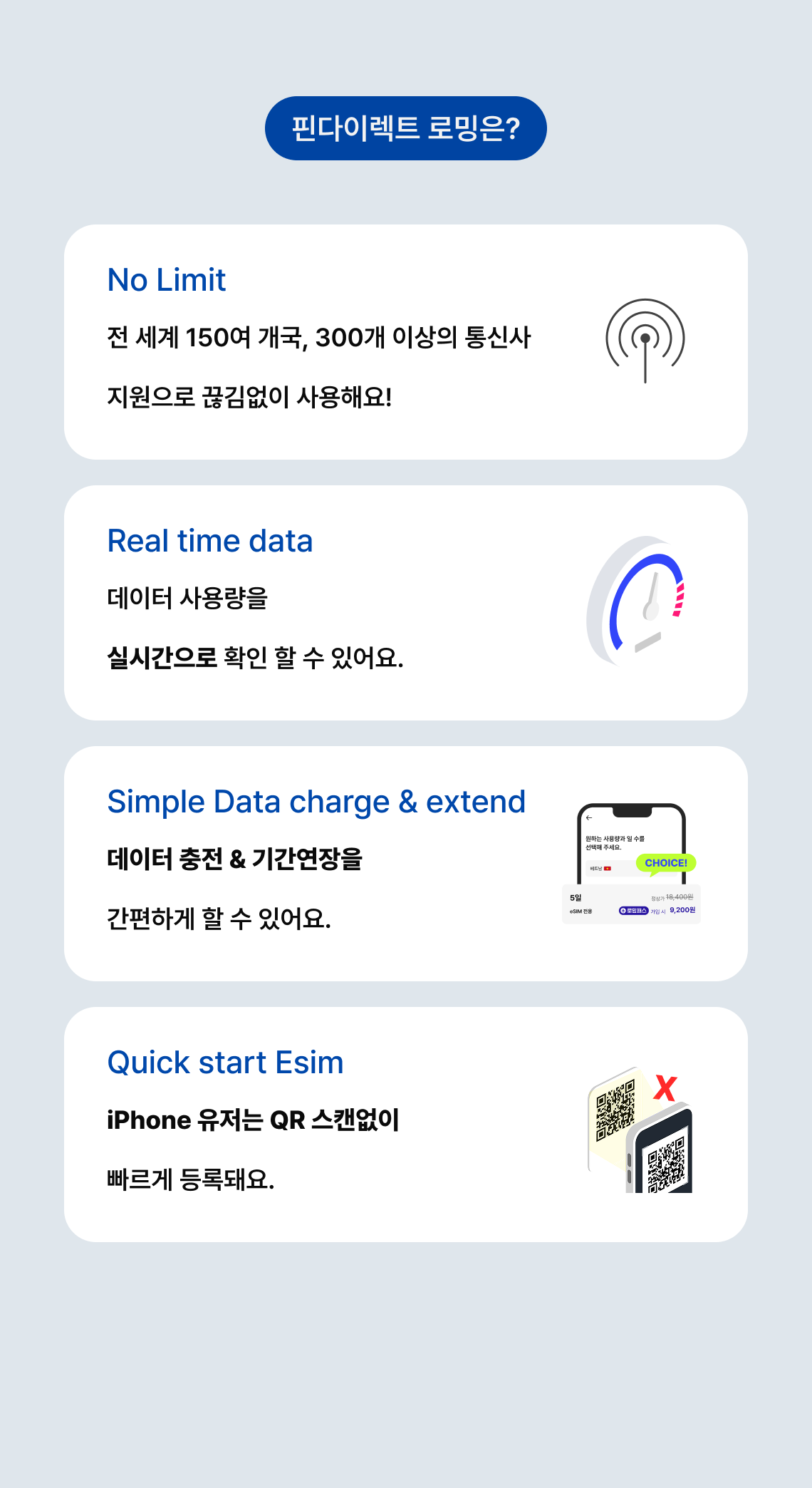 핀다이렉트 로밍은?